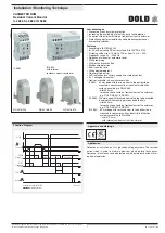 DOLD VARIMETER RCM IL 5882 Installation / Monitoring Technique предпросмотр