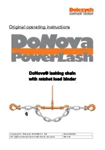 Предварительный просмотр 1 страницы Dolezych DoNova PowerLash Original Operating Instructions