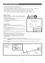 Предварительный просмотр 27 страницы Dolmar 0088381609784 Instruction Manual