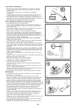 Предварительный просмотр 47 страницы Dolmar 0088381609784 Instruction Manual