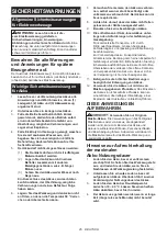 Предварительный просмотр 25 страницы Dolmar AC3611 Instruction Manual