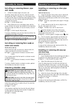 Предварительный просмотр 11 страницы Dolmar AG3751 Instruction Manual