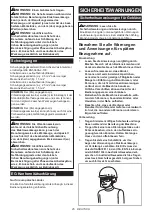 Предварительный просмотр 25 страницы Dolmar AG3751 Instruction Manual