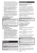 Предварительный просмотр 28 страницы Dolmar AG3751 Instruction Manual