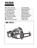 Предварительный просмотр 1 страницы Dolmar AS-1812 Instruction Manual