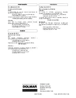 Предварительный просмотр 72 страницы Dolmar AS-1812 Instruction Manual