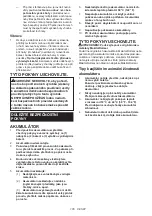 Preview for 105 page of Dolmar AS-3625 Instruction Manual