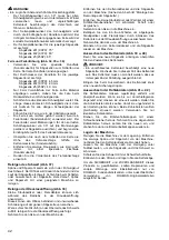 Предварительный просмотр 42 страницы Dolmar AS-3726 Instruction Manual