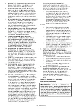 Предварительный просмотр 33 страницы Dolmar AS3835 Instruction Manual