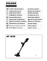 Dolmar AT-1826 Instruction Manual предпросмотр