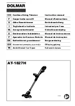 Dolmar AT-1827 Instruction Manual preview