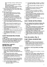 Предварительный просмотр 11 страницы Dolmar AT-1831 C Instruction Manual