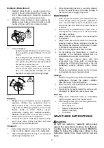 Предварительный просмотр 9 страницы Dolmar AT-3723 U Instruction Manual