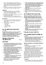 Preview for 122 page of Dolmar AT-3724 U Instruction Manual