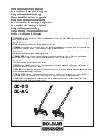 Предварительный просмотр 1 страницы Dolmar BC-AC Original Instructions Manual