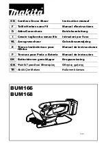 Preview for 1 page of Dolmar BUM166 Instruction Manual