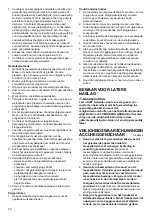 Предварительный просмотр 21 страницы Dolmar BUM166 Instruction Manual