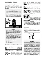 Preview for 3 page of Dolmar Chain Saw Safety Instructions