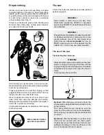 Preview for 4 page of Dolmar Chain Saw Safety Instructions