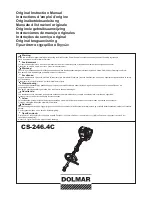 Dolmar CS-246.4C Original Instruction Manual предпросмотр