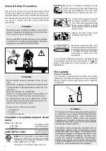 Preview for 6 page of Dolmar DCS34 Owner'S And Safety Manual