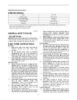 Предварительный просмотр 2 страницы Dolmar EC-1235 Instruction Manual