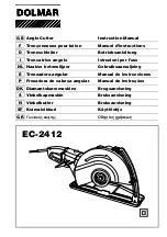 Предварительный просмотр 1 страницы Dolmar EC-2412 Instruction Manual