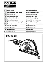 Preview for 1 page of Dolmar EC-2412 Instruction Manual