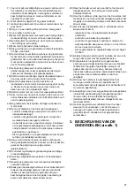 Предварительный просмотр 27 страницы Dolmar EM-41 Original Instruction Manual