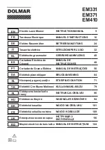 Dolmar EM331 Instruction Manual preview