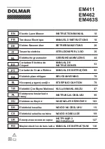 Предварительный просмотр 1 страницы Dolmar EM411 Instruction Manual