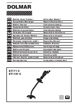 Предварительный просмотр 1 страницы Dolmar ET-101 C Instruction Manual