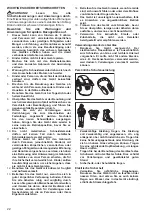 Предварительный просмотр 22 страницы Dolmar ET-101 C Instruction Manual