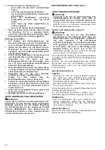 Предварительный просмотр 24 страницы Dolmar ET-101 C Instruction Manual