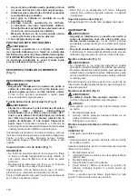 Предварительный просмотр 114 страницы Dolmar ET-101 C Instruction Manual