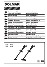 Dolmar ET-110 C Instruction Manual preview