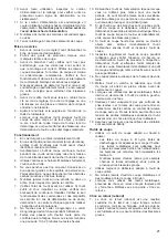 Предварительный просмотр 21 страницы Dolmar ET-110 C Instruction Manual