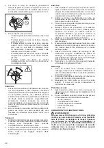 Предварительный просмотр 22 страницы Dolmar ET-110 C Instruction Manual