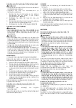 Предварительный просмотр 35 страницы Dolmar ET-110 C Instruction Manual