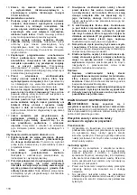 Предварительный просмотр 118 страницы Dolmar ET-110 C Instruction Manual