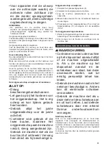 Preview for 61 page of Dolmar EV-3618 Original Instruction Manual