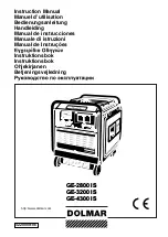 Dolmar GE-2800 IS Instruction Manual предпросмотр
