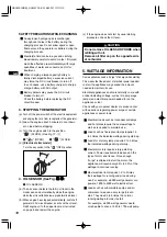 Предварительный просмотр 14 страницы Dolmar GE-2800 IS Instruction Manual