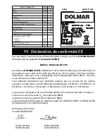 Предварительный просмотр 16 страницы Dolmar HP-300 Instruction Manual