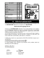 Предварительный просмотр 41 страницы Dolmar HP-300 Instruction Manual