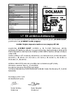 Предварительный просмотр 91 страницы Dolmar HP-300 Instruction Manual