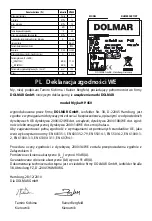 Preview for 76 page of Dolmar HP-450 Instruction Manual