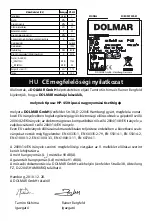 Preview for 106 page of Dolmar HP-450 Instruction Manual