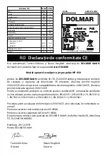 Preview for 111 page of Dolmar HP-450 Instruction Manual