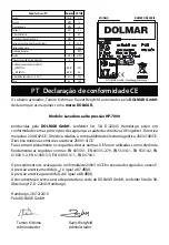 Preview for 36 page of Dolmar HP-7000 Instruction Manual